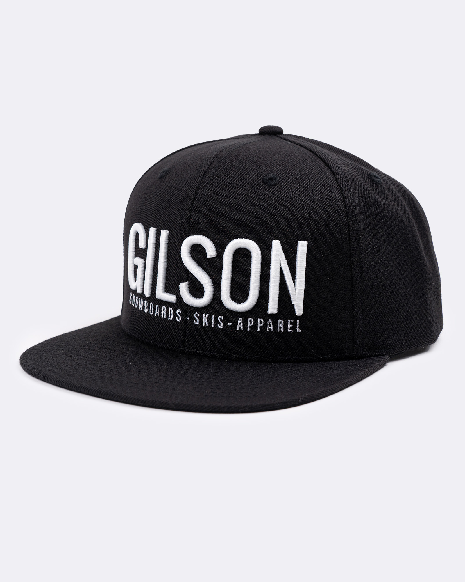 Gilson Flat Brim 
Snapback Black graphics