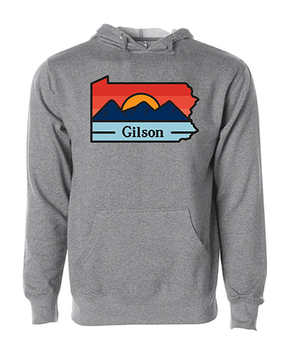 Appalachian hoodie gunmetal small