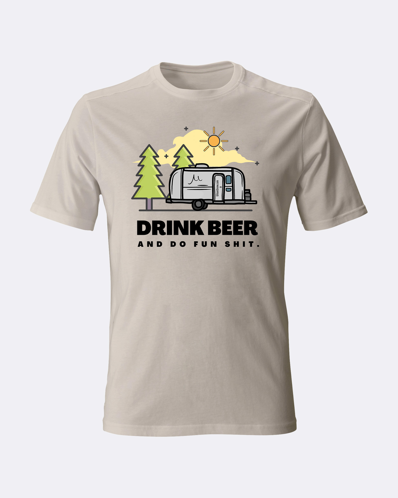 Drink Beer Tee Sand graphics