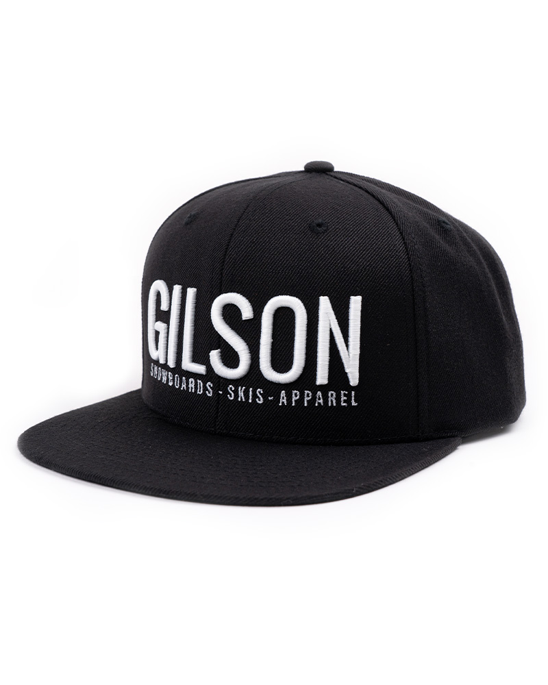 2022 flat brim hat black front large