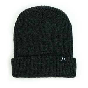 Gilson Mu Beanie Charcoal graphics