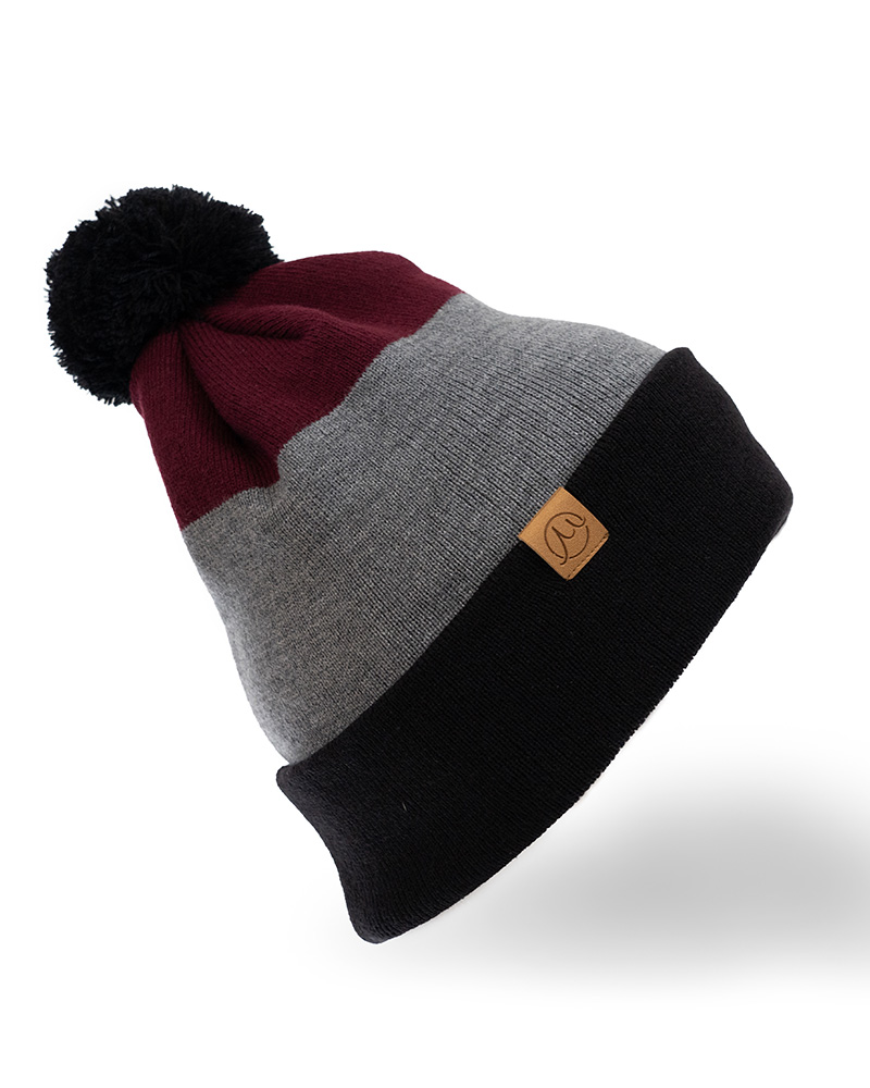 2023 gilson pom beanie maroon large