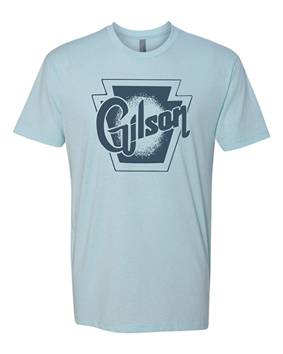 Grunge ice blue tee small