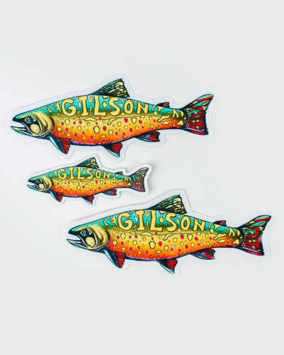 Keystone trout stickers small