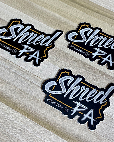Shred PA Stickers