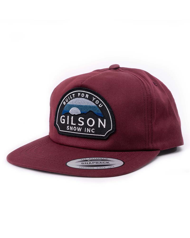 Snapback hat maroon large