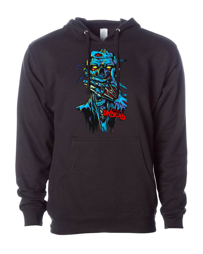 Speak no evil hoodie blue large