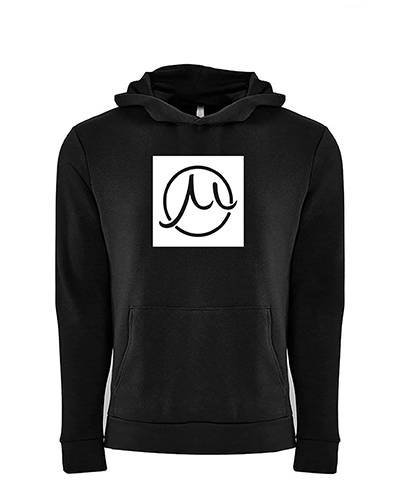 Square mu hoodie black small