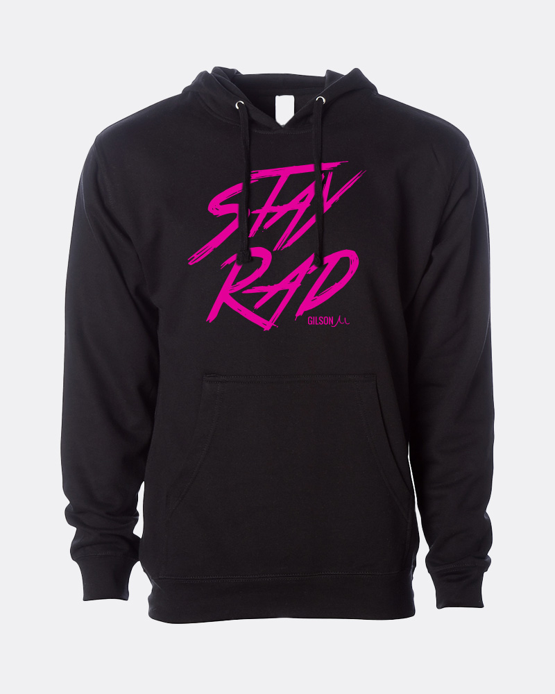 Stay Rad Hoodie graphics