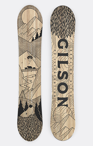 2024 alpine roamer Snowboard graphics