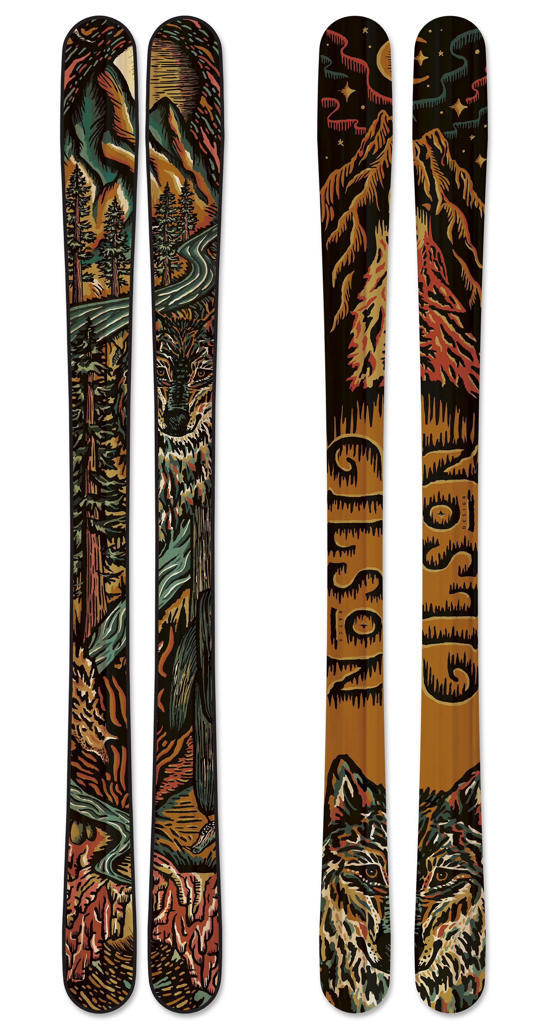 Alpha skis large