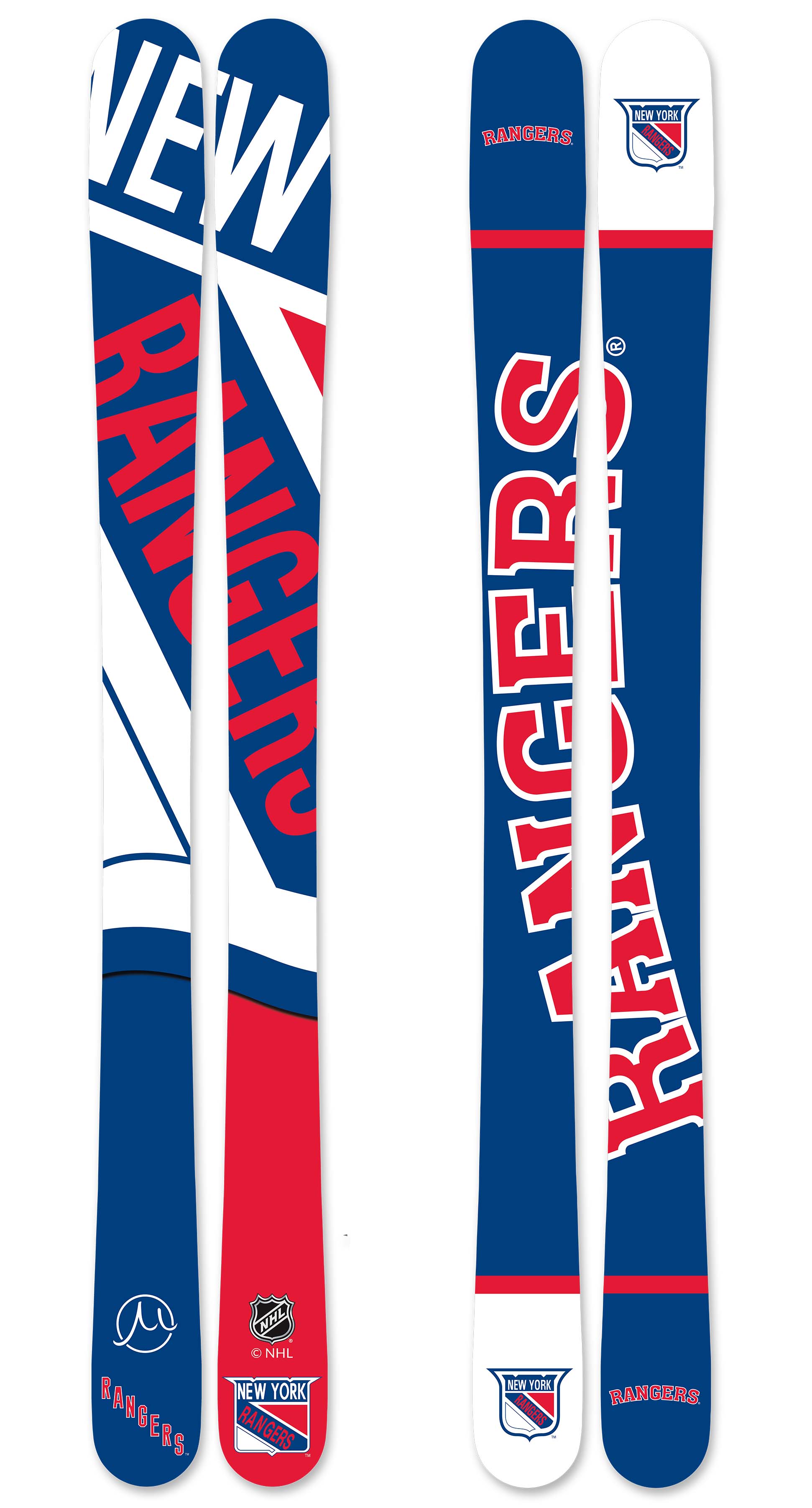 2022 nhl new york rangers skis large