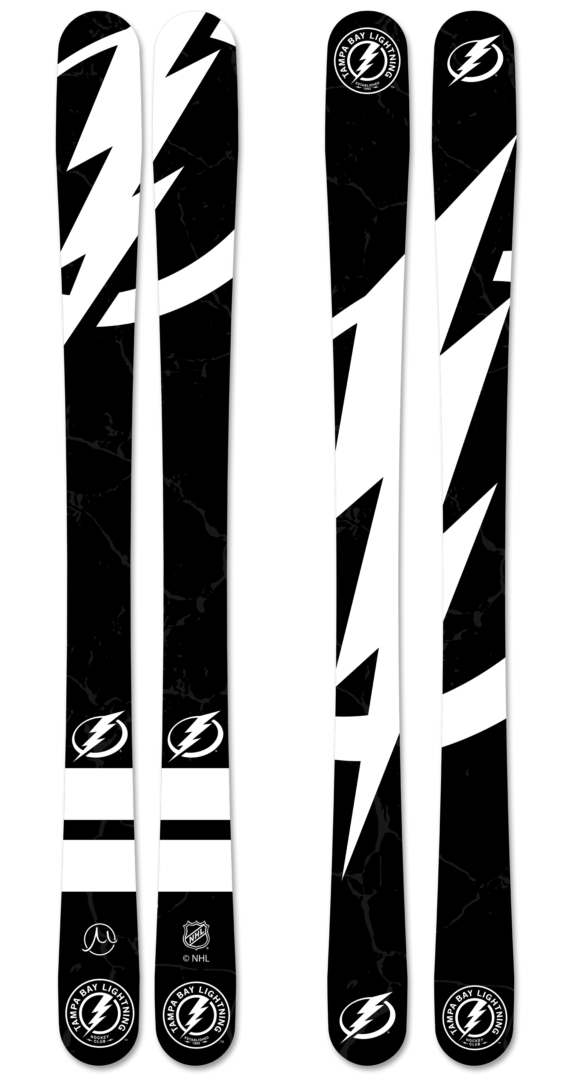2022 nhl tampa bay lightning bw skis large
