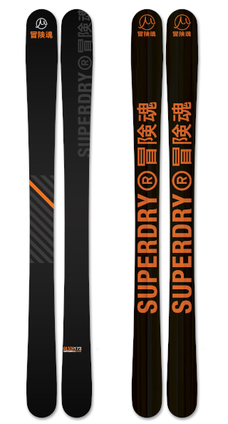 Superdry Stealth
Black Orange graphics