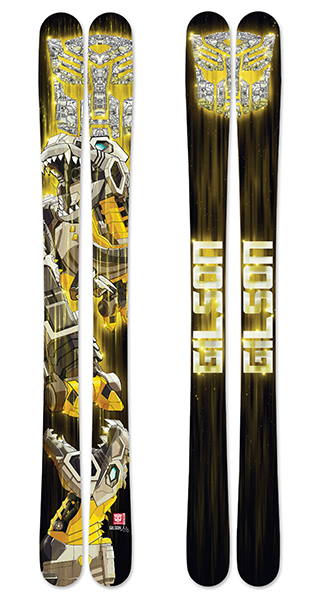 Transformers grimlock skis small