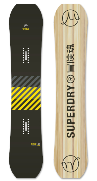 Superdry Stealth 
Black Yellow  graphics