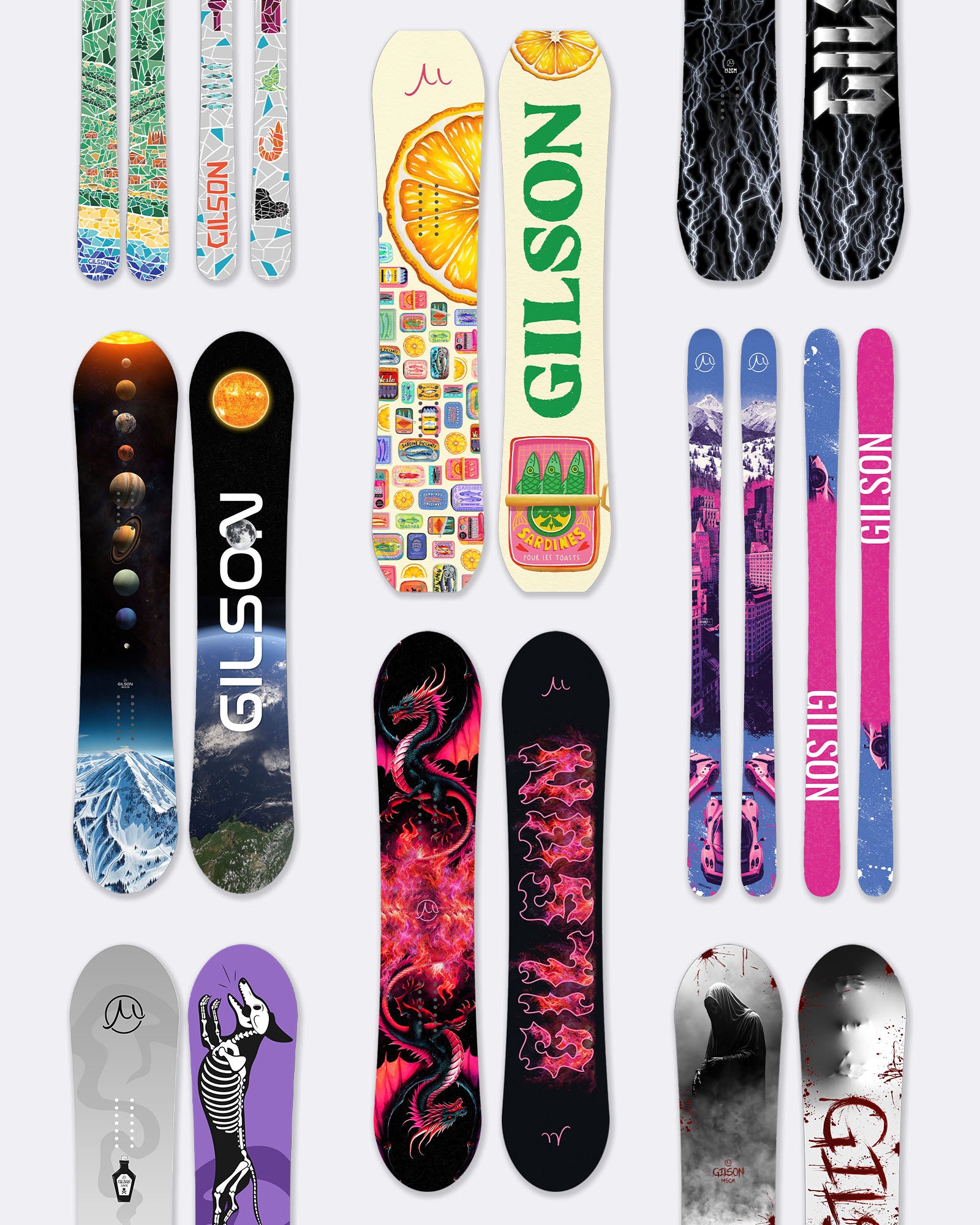 GILSON Custom 1-of-1 Skis