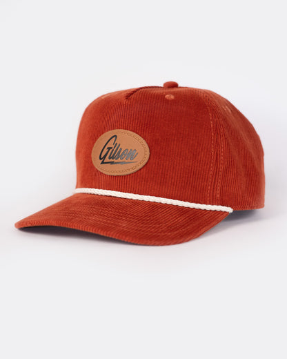 Leather Round Snapback