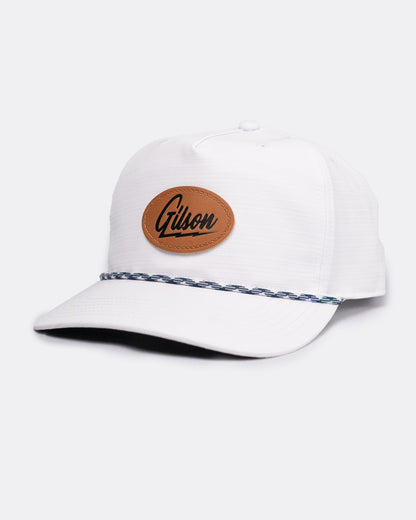 Leather Round Snapback