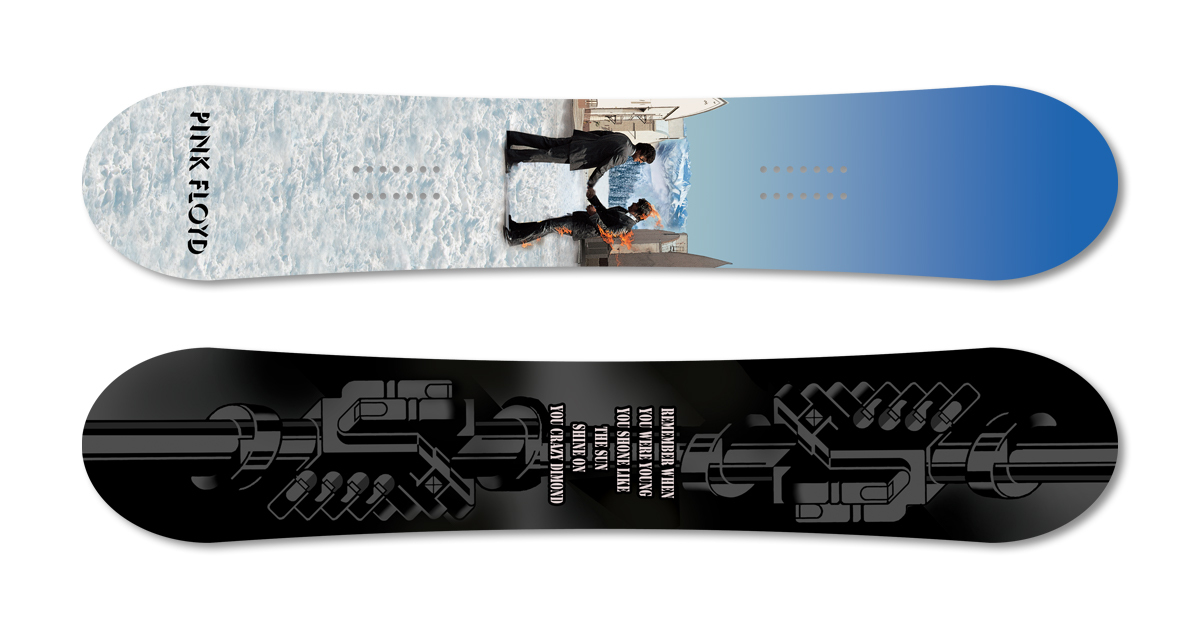 overschreden Baleinwalvis Eerlijkheid American Made Snowboards - Pink Floyd Wish You Were Here | Gilson Snow